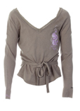 Rwd Pull Kaki Col V Fille