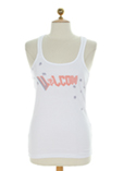 Volcom T-shirt / Top Blanc Deb