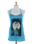 Volcom T-shirt / Top Bleu Top 