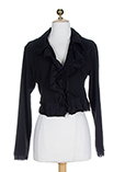 Sun Light Gilet Noir Bolero Fe
