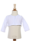 Absorba Gilet Blanc Bolero Fil