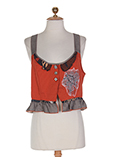 Pause Cafe Gilet Orange Gilet 