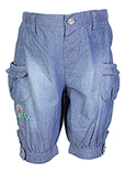 3 Pommes Short / Bermuda Bleu 