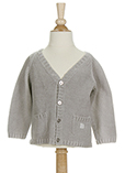 Marcel Et Leon Gilet Beige Car