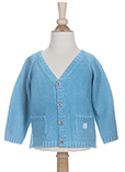 Marcel Et Leon Gilet Turquoise