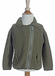 Lili Gaufrette Gilet Kaki Card