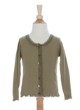 Lili Gaufrette Gilet Kaki Card