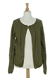 Lili Gaufrette Gilet Kaki Card