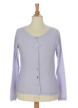 Lili Gaufrette Gilet Parme Car