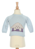 Marcel Et Leon Pull Bleu Ciel 