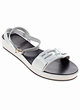 Elle Chaussure Blanc Sandales/