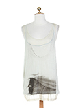 Ikks T-shirt / Top Gris Top Fe