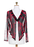 Purplerose Gilet Rouge Cardiga