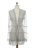 Molly Bracken Gilet Gris Perle