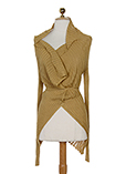 Sarah Pacini Gilet Moutarde Ca