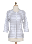 Armor Lux Gilet Gris Cardigan 