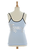 Camps T-shirt / Top Bleu Ciel 