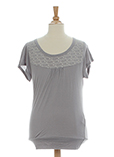 Camps T-shirt / Top Gris Manch