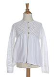 Girandola Gilet Blanc Cardigan