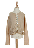 Girandola Gilet Beige Cardigan