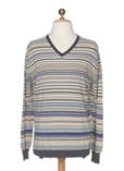 Geox Pull Bleu Col V Homme