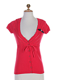 Edc By Esprit Gilet Rouge Card