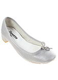 Repetto Chaussure Argente Ball