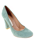 Pura Lopez Chaussure Vert Aman