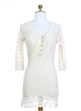 Cream Tunique Creme Tunique Fe