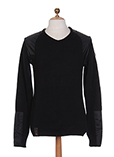 Redskins Pull Noir Col V Homme