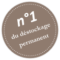 n°1 du d&eacute;stockage permanent