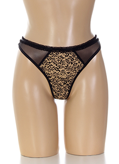 WOLFORD Lingerie NOIR Strings/Tanga FEMME (photo) WOLFORD Lingerie NOIR Strings/Tanga FEMME (photo)