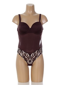 MARIE JO Lingerie MARRON Body FEMME (photo) MARIE JO Lingerie MARRON Body FEMME (photo)