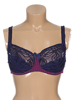 SECRET D'EVA Lingerie BLEU Soutien-gorge FEMME (photo) SECRET D'EVA Lingerie BLEU Soutien-gorge FEMME (photo)