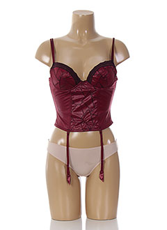 ANTIGEL Lingerie ROUGE Guêpière & porte-jarretelle FEMME (photo) ANTIGEL Lingerie ROUGE Guêpière & porte-jarretelle FEMME (photo)