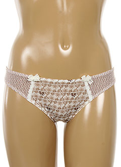 ANTIGEL Lingerie MARRON Strings/Tanga FEMME (photo) ANTIGEL Lingerie MARRON Strings/Tanga FEMME (photo)