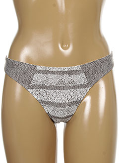 ANTIGEL Lingerie GRIS Strings/Tanga FEMME (photo) ANTIGEL Lingerie GRIS Strings/Tanga FEMME (photo)