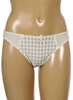 ANTIGEL Lingerie BEIGE Strings/Tanga FEMME (photo) ANTIGEL Lingerie BEIGE Strings/Tanga FEMME (photo)