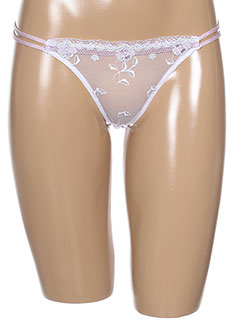 LOVEY Lingerie BLANC Strings/Tanga FEMME (photo) LOVEY Lingerie BLANC Strings/Tanga FEMME (photo)