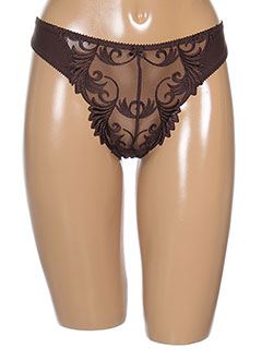 EMPREINTE Lingerie MARRON Strings/Tanga FEMME (photo) EMPREINTE Lingerie MARRON Strings/Tanga FEMME (photo)