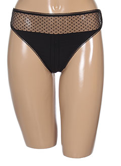 IMPLICITE Lingerie NOIR Strings/Tanga FEMME (photo) IMPLICITE Lingerie NOIR Strings/Tanga FEMME (photo)