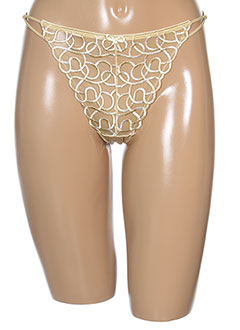 LOVEY Lingerie BEIGE Strings/Tanga FEMME (photo) LOVEY Lingerie BEIGE Strings/Tanga FEMME (photo)
