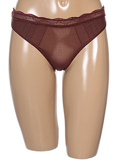 IMPLICITE Lingerie MARRON Strings/Tanga FEMME (photo) IMPLICITE Lingerie MARRON Strings/Tanga FEMME (photo)
