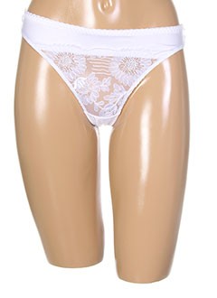SAWREN Lingerie BLANC Strings/Tanga FEMME (photo) SAWREN Lingerie BLANC Strings/Tanga FEMME (photo)