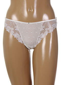 MARI JO Lingerie BLANC Strings/Tanga FEMME (photo) MARI JO Lingerie BLANC Strings/Tanga FEMME (photo)