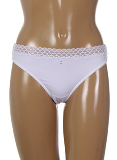 IMPLICITE Lingerie BLANC Strings/Tanga FEMME (photo) IMPLICITE Lingerie BLANC Strings/Tanga FEMME (photo)