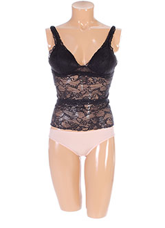 2 RIOS Lingerie NOIR Tops/Caraco FEMME (photo) 2 RIOS Lingerie NOIR Tops/Caraco FEMME (photo)