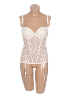 GEMMA Lingerie BEIGE Guêpière & porte-jarretelle FEMME (photo) GEMMA Lingerie BEIGE Guêpière & porte-jarretelle FEMME (photo)